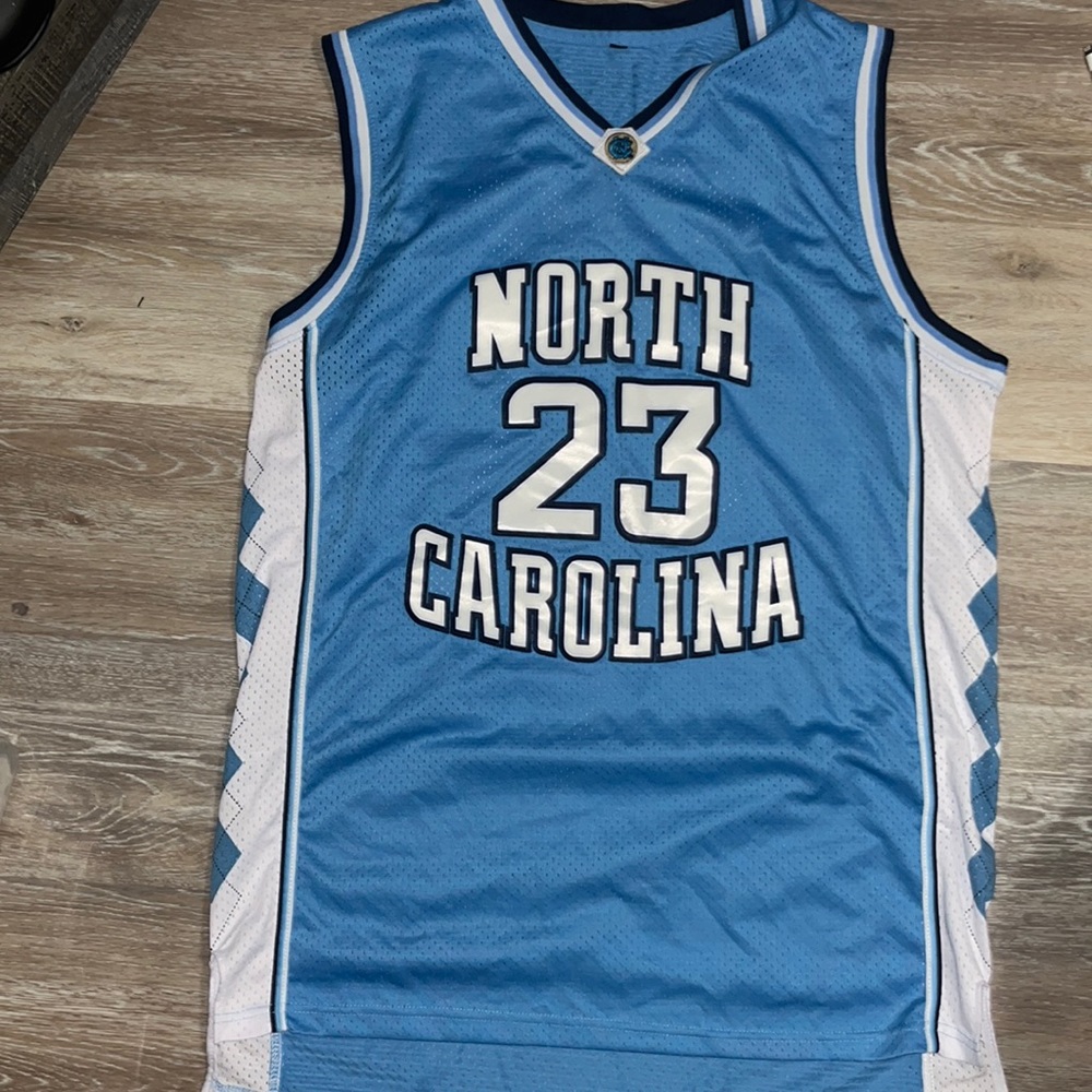 Jordan 23 Jersey NC Blue Youth XL  No Stains IT IS NOT LICENSED APPAREL